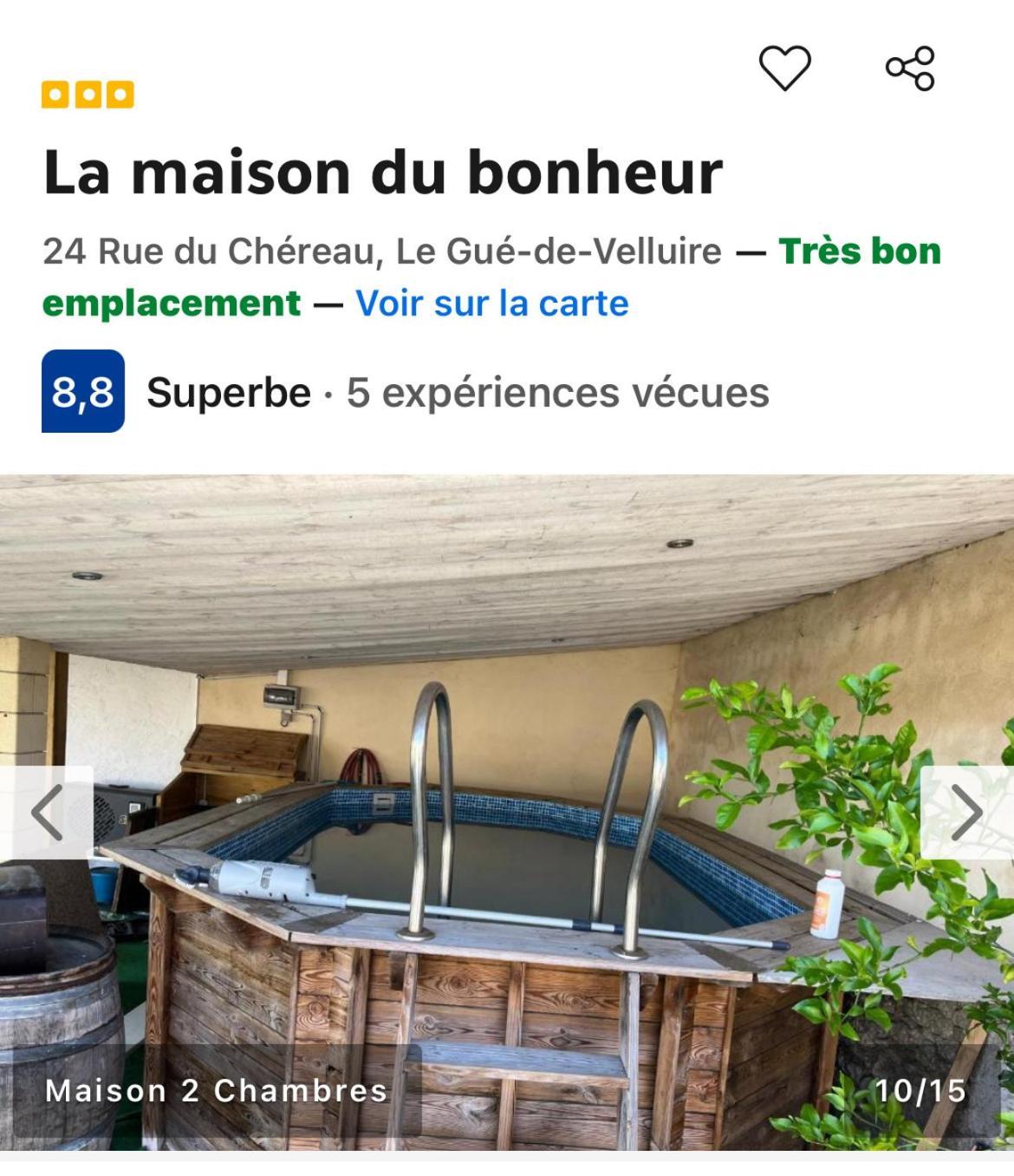 La Maison Du Bonheur Le Gue-de-Velluire Ngoại thất bức ảnh