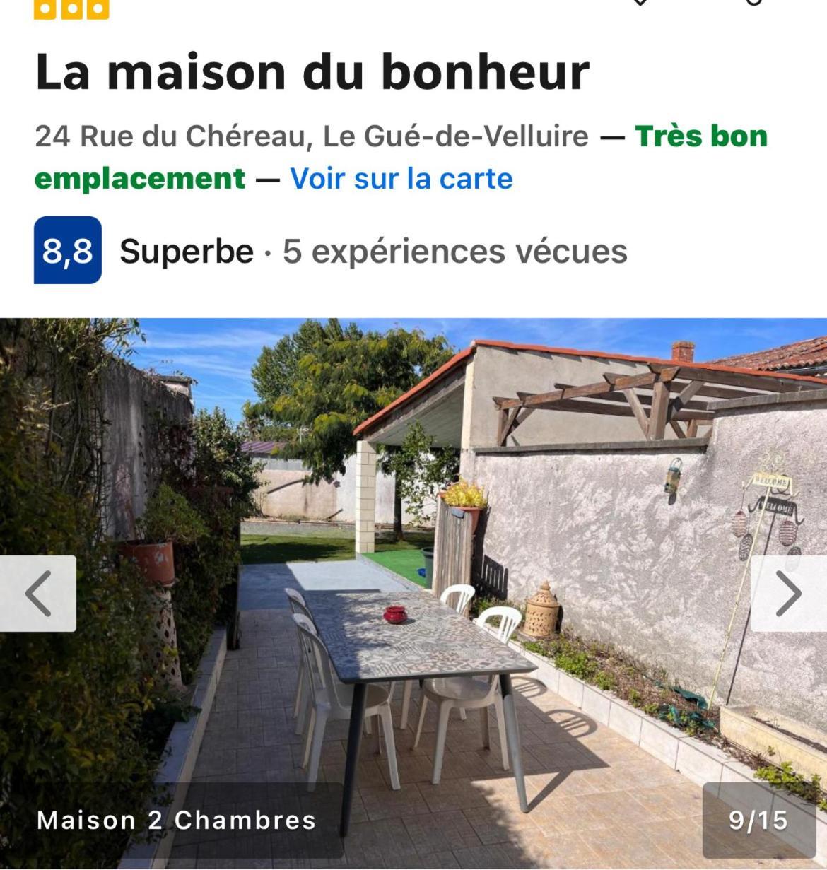La Maison Du Bonheur Le Gue-de-Velluire Ngoại thất bức ảnh